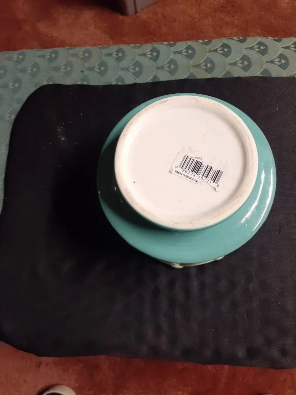 vtg mid-century ceramic planter